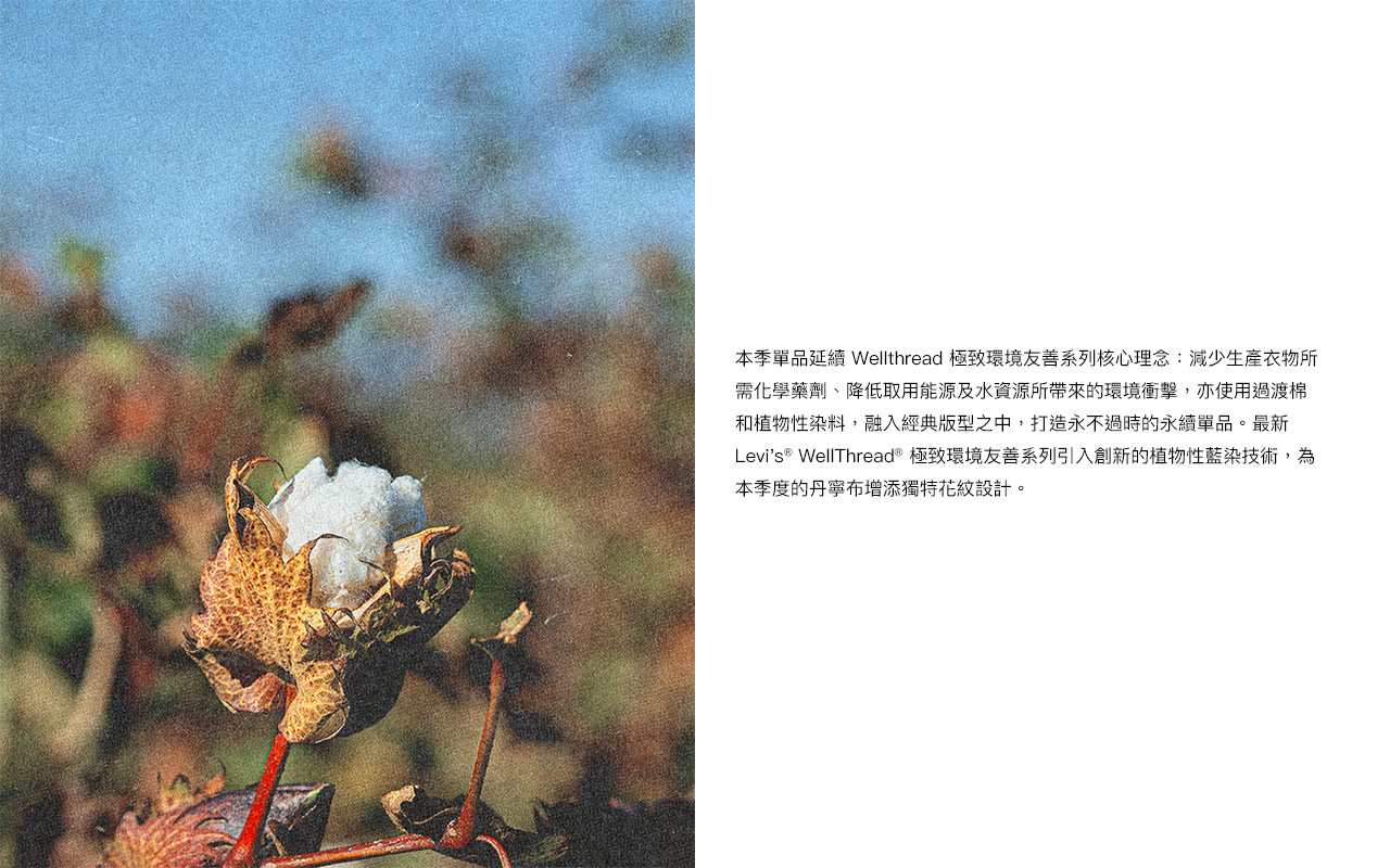 本季單品延續Wellthread極致環境友善系列核心理念