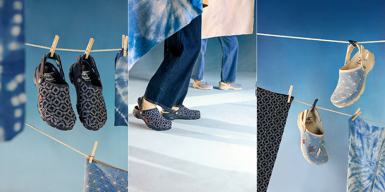 LEVI'S® 經典原創丹寧注入CROCS™閒適質感設計美學 湛藍登場