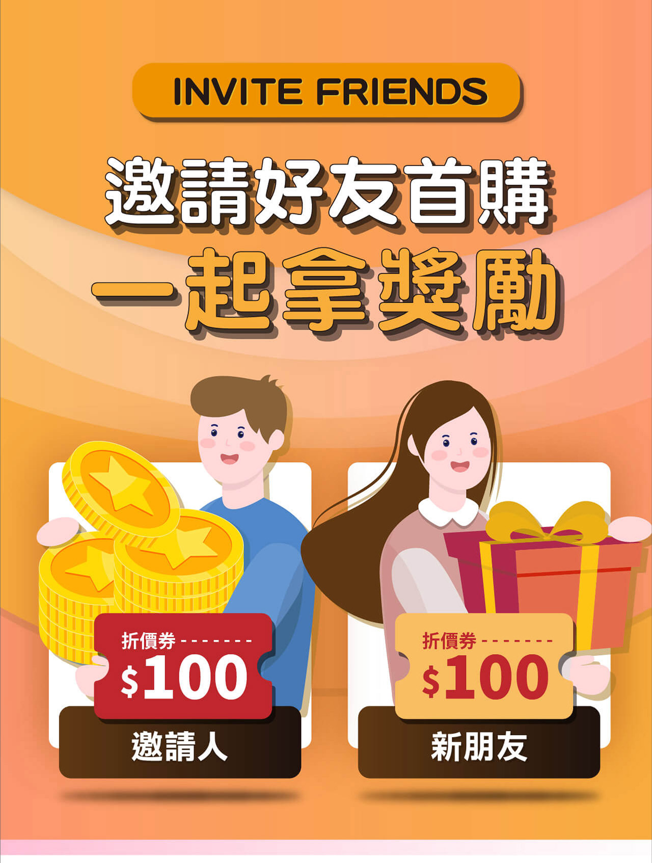 邀請好友首購