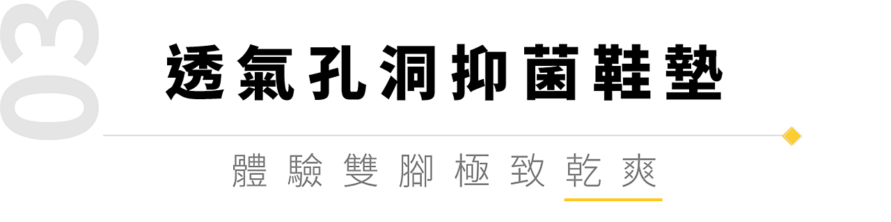 透氣孔洞抑菌鞋墊 體驗雙腳極致乾爽