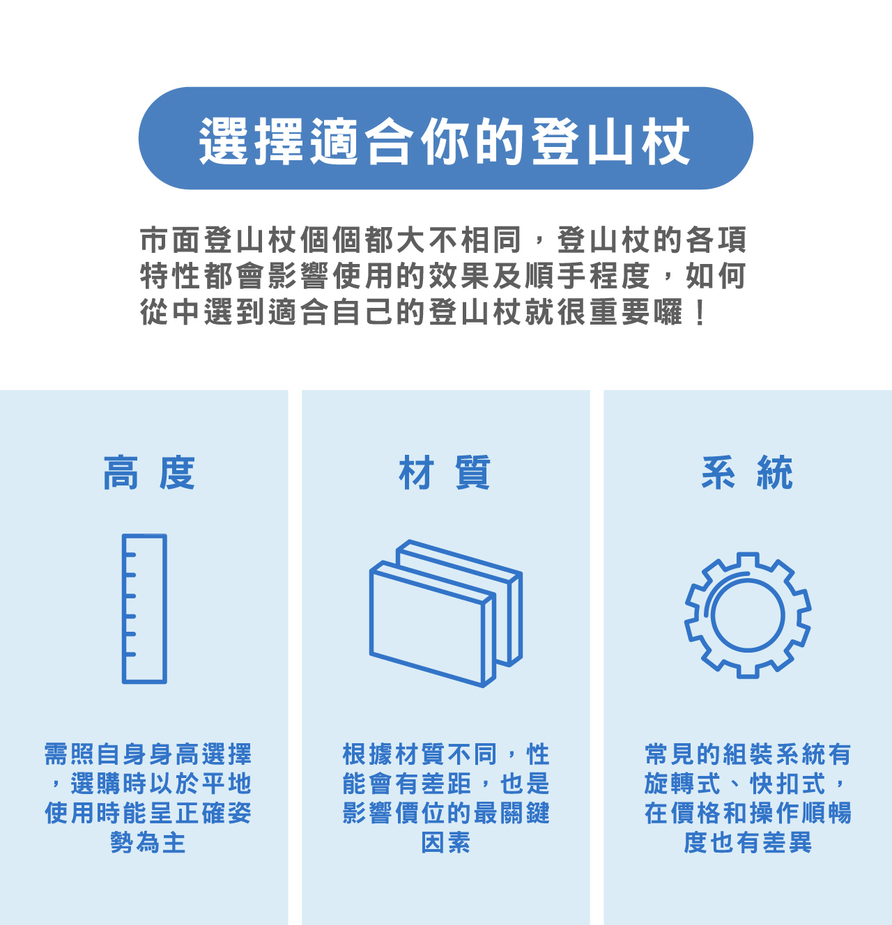 登山杖材質